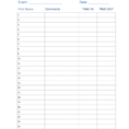 Ham Radio Logging Excel Spreadsheet With Regard To 026 Sign In Sheet Template Equipment Log Employee Excel Out And Ham