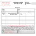 Hazardous Material Inventory Spreadsheet Intended For Hazardous Materials Bill Of Lading Template 40 Free Forms Templates