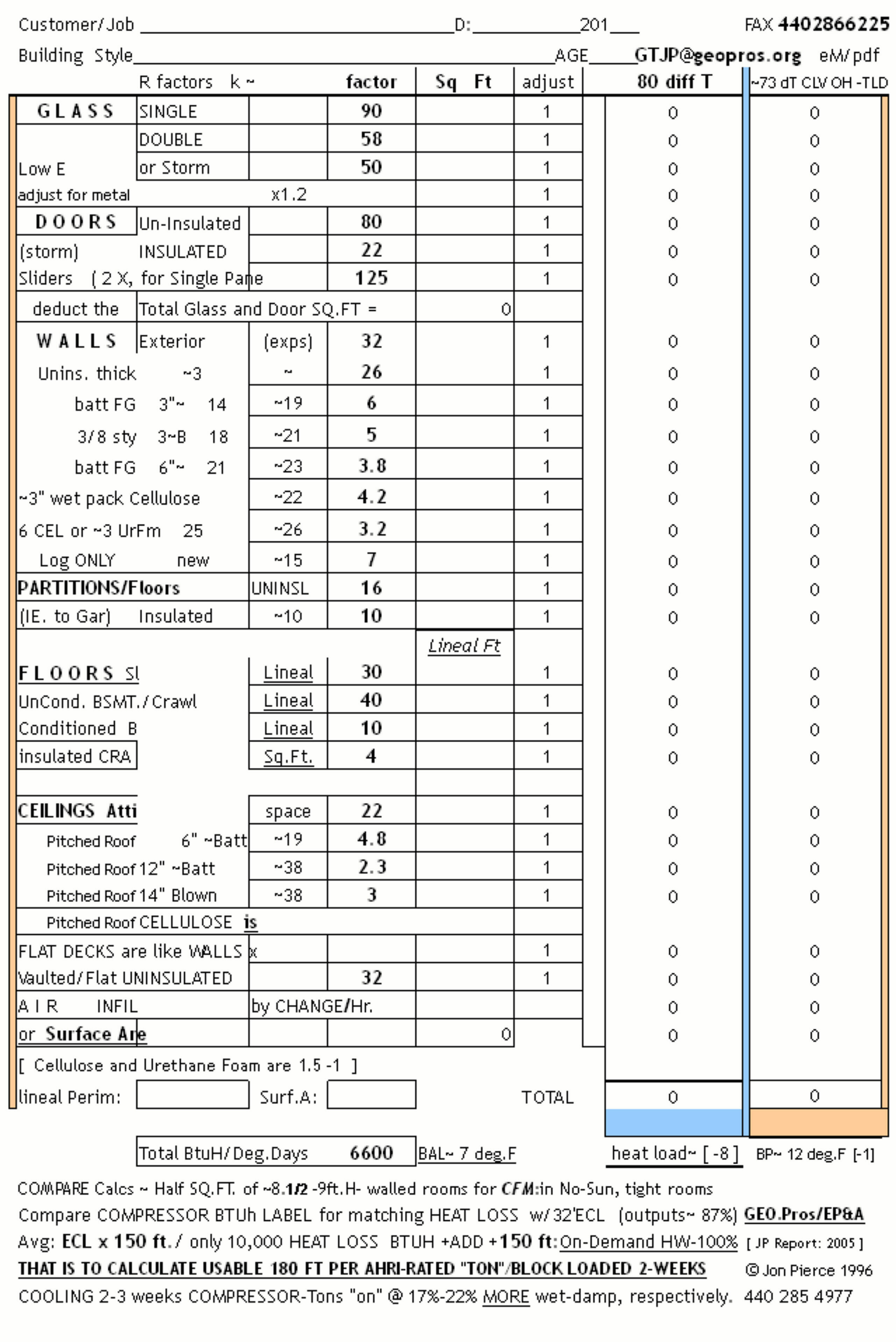 Heat Load Calculation Spreadsheet Regarding Heat Load Calculation Spreadsheet  Homebiz4U2Profit