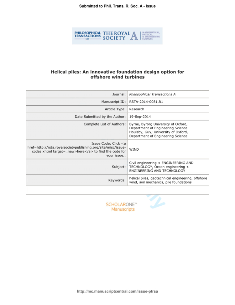 Helical Pile Design Spreadsheet For Pdf Lateral Performance Of Helical Piles As Foundations For