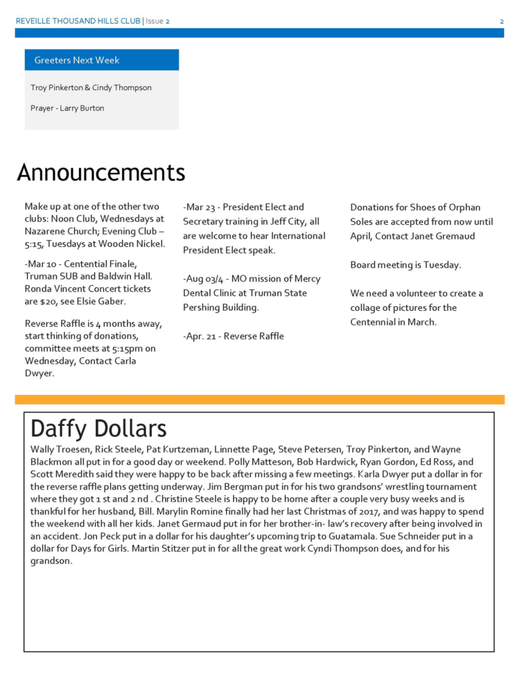 Hmo Daddy Spreadsheet Intended For Stories  Rotary Club Of Kirksvillethousand Hills