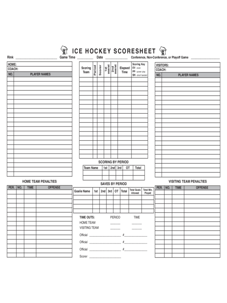 Hockey Stats Spreadsheet Template — Db-excel.com