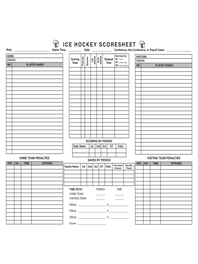 Hockey Stats Spreadsheet Template Within Hockey Score Sheet  Altin.northeastfitness.co