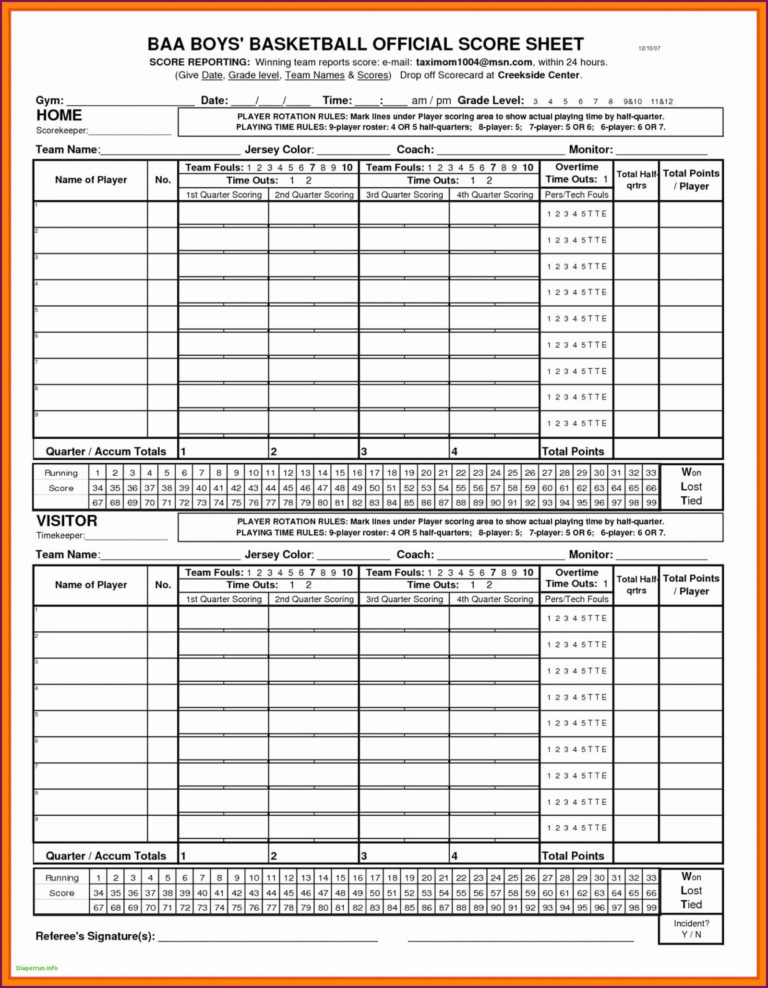 Hockey Team Stats Spreadsheet — Db-excel.com