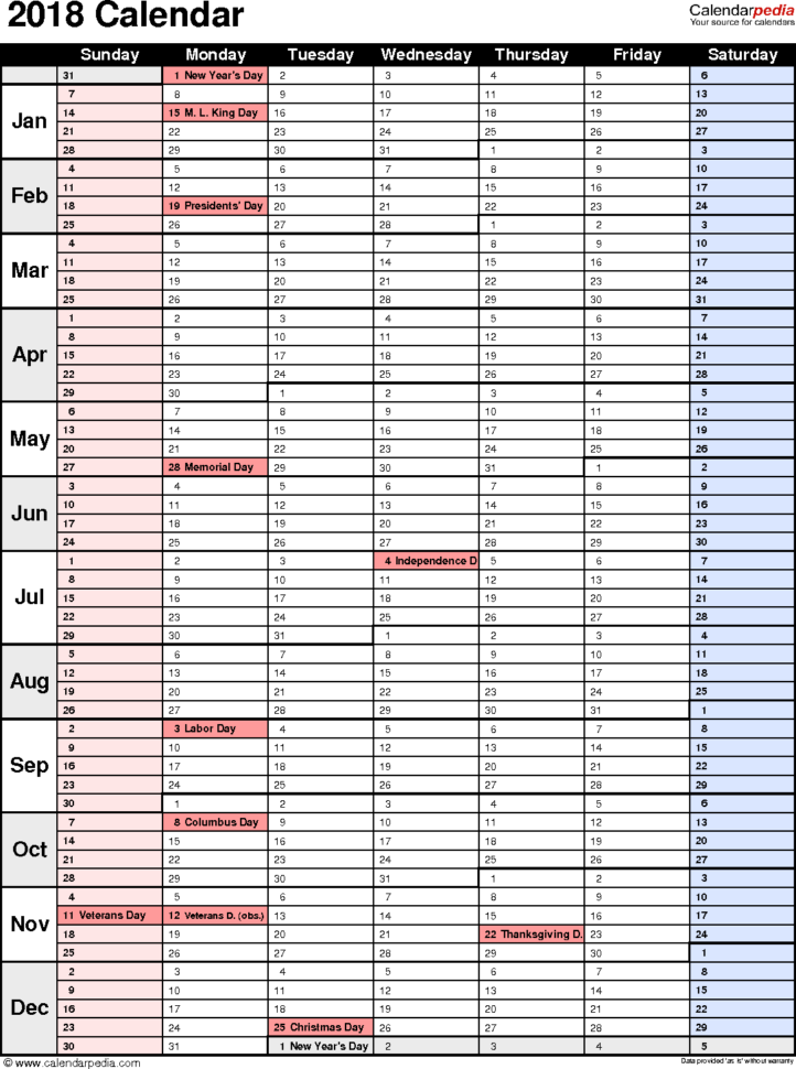 Holiday Spreadsheet Template 2018 Google Spreadshee staff holiday ...