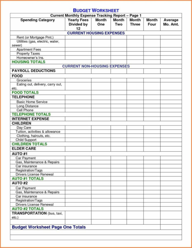 Home Budget Spreadsheet Template Within Excel Spreadsheet For Bills Template Financial Model Expenses Budget