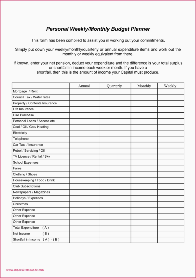 Home Budget Spreadsheet Uk For Household Budget Worksheets Youpremium Spreadsheet Template