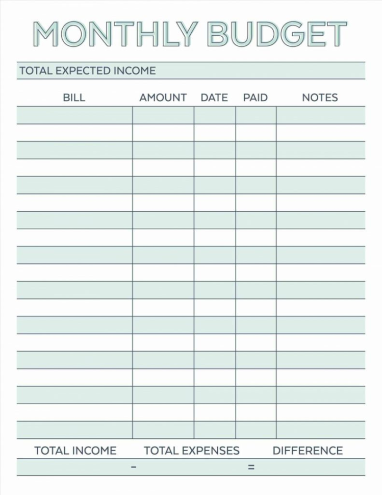 Home Budget Spreadsheet Within Best Free Home Budget Spreadsheet Worksheet Excel Planner Personal