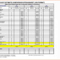 Home Construction Spreadsheet Within Building Cost Estimator Spreadsheet Template Home Construction
