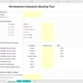 Home Contents Calculator Spreadsheet Pertaining To Insurance Spreadsheets Rating Quoting