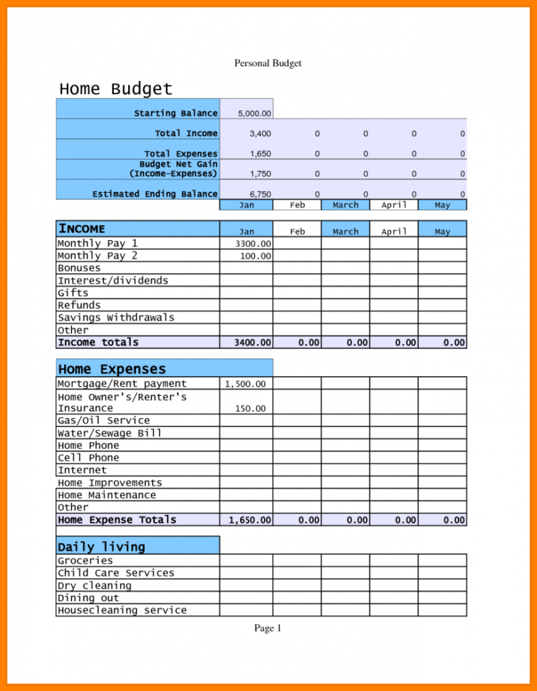 Home Improvement Spreadsheet for 5+ Excel Templates For Mac Gospel