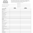 Home Inspection Checklist Spreadsheet in Form Templates Home Inspection Forms Condition Of Rental Property
