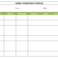 Homework Spreadsheet In Work Hourspreadsheet Templates Excel Calendar Template