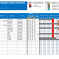Hour Tracker Spreadsheet For Employee Vacation Planner