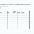 Hour Tracker Spreadsheet Intended For 004 Volunteer Hours Log Template Sheet 579603 ~ Ulyssesroom