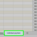 Hourly Payroll Calculator Spreadsheet Regarding How To Prepare Payroll In Excel With Pictures  Wikihow