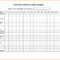 House Finances Spreadsheet Within Monthly Household Expenses Spreadsheet Unique Monthly Bud Excel