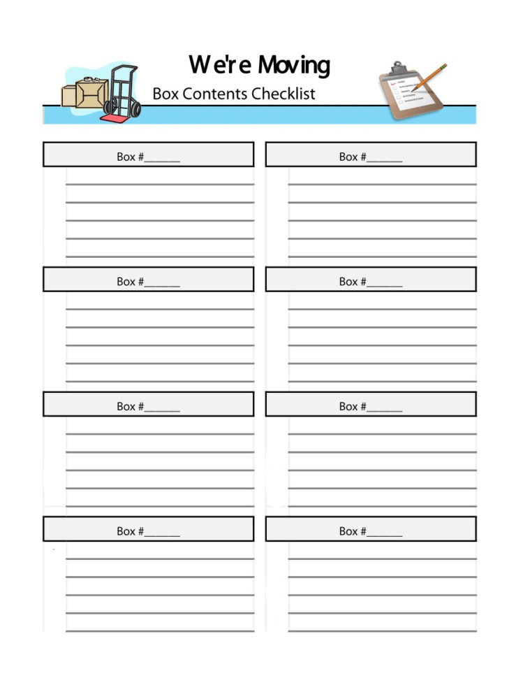 House Move Checklist Spreadsheet With 45 Great Moving Checklists [Checklist For Moving In / Out House Move Checklist Spreadsheet With 45 Great Moving Checklists [Checklist For Moving In / Out