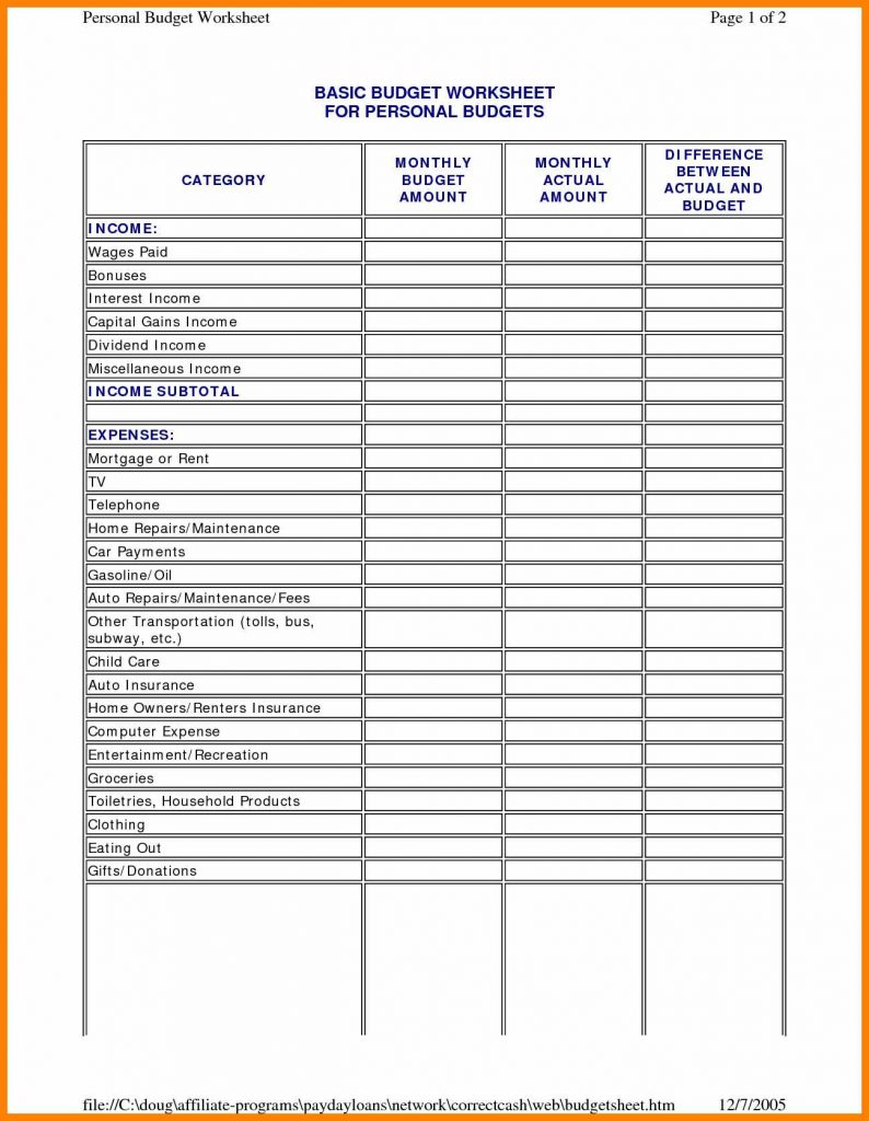 Household Bills Spreadsheet Inside Household Budget Sheet Template Home Spreadsheet Free Monthly Excel