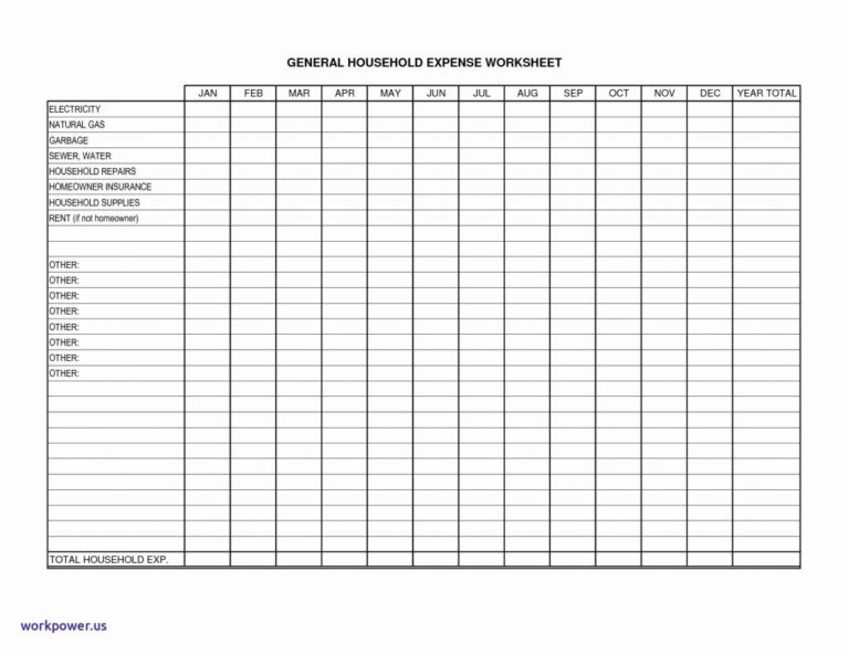 Household Bills Spreadsheet Template inside Personal Monthly Budget ...