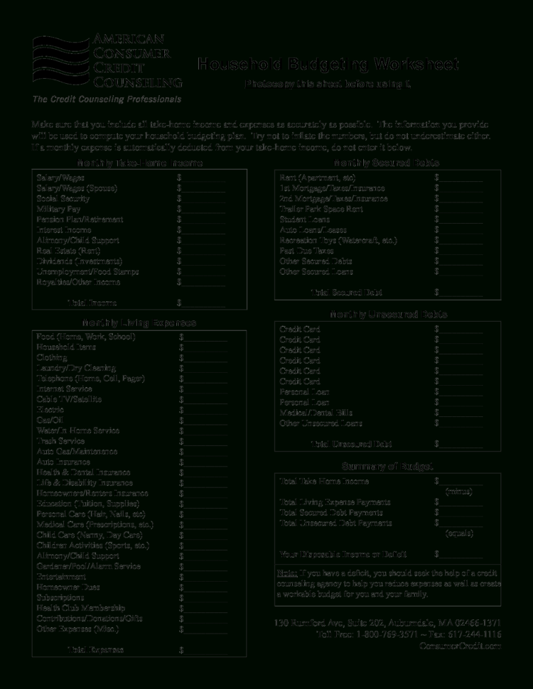 Household Expenditure Spreadsheet Intended For Free Household Budgeting Sheet  Templates At Allbusinesstemplates