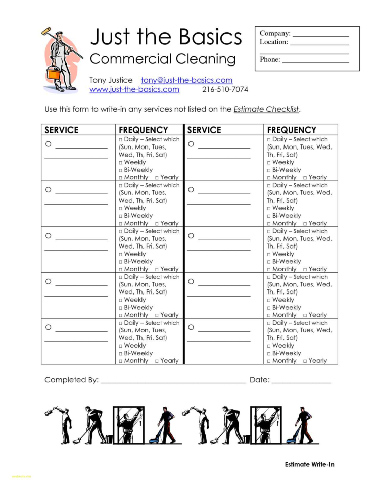 Housekeeping Budget Spreadsheet Intended For Office Housekeeping Checklist Spreadsheet  Awal Mula