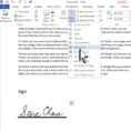 How Do I Add A Signature To An Excel Spreadsheet Within Sign A Word Document With Your Signature  Steve Chase Docs