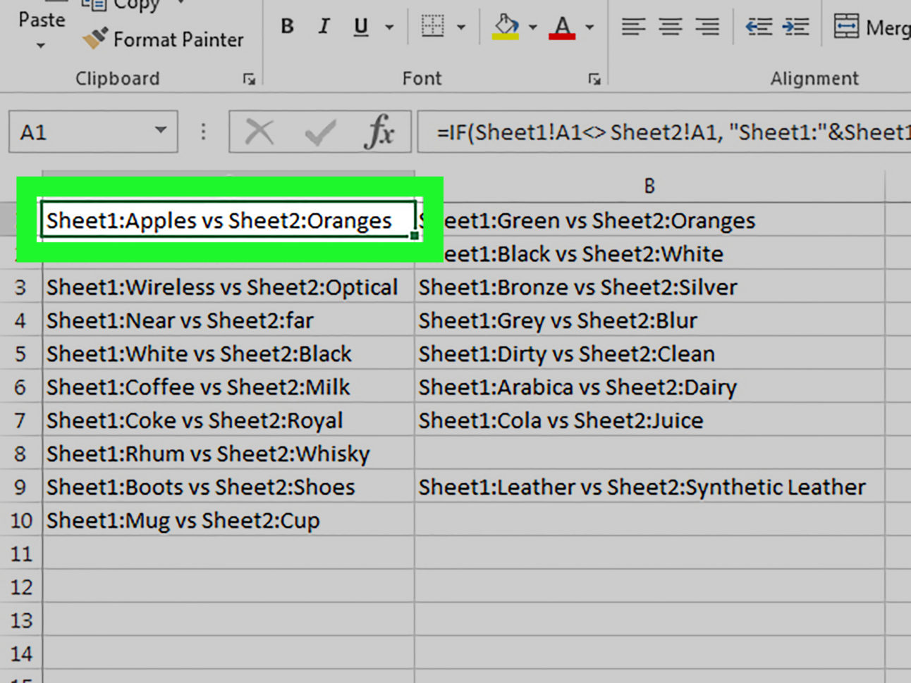 How To Compare Spreadsheets Inside 3 Ways To Compare Data In Excel  Wikihow