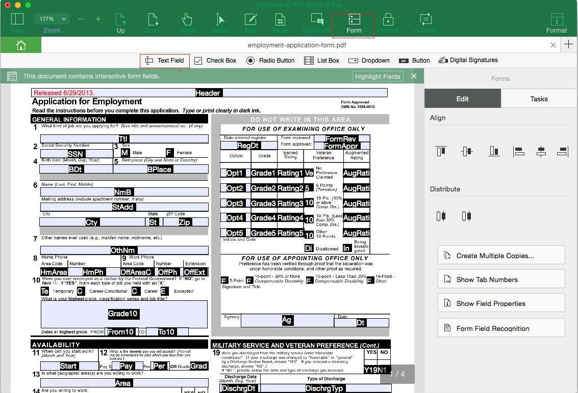 How To Create A Fillable Form In Pdf From Excel