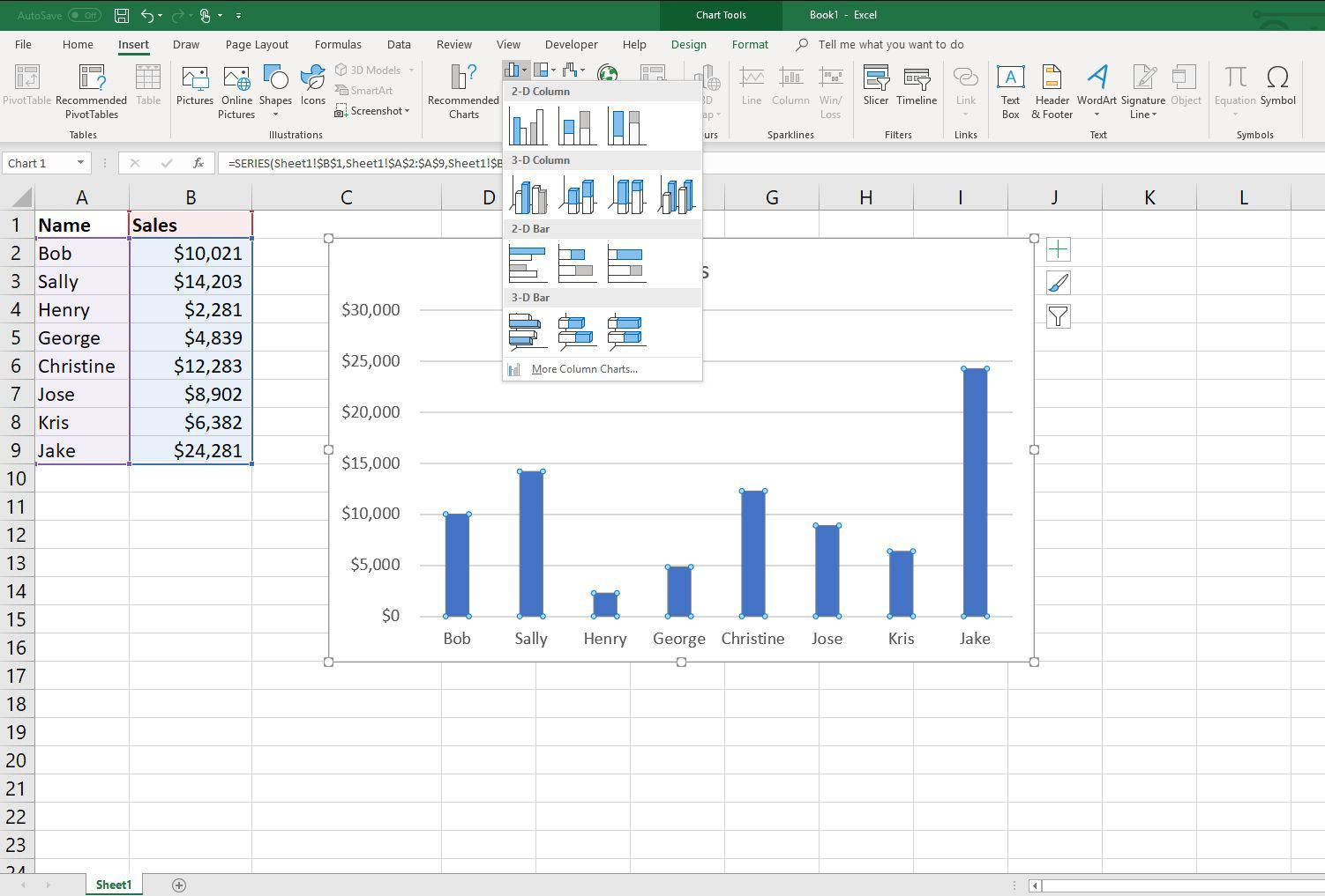 How To Create A Spreadsheet In Excel 2010 regarding How To Create An 8 Column Chart In Excel