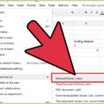 How To Create A Spreadsheet Using Excel Within How To Create An Excel Spreadsheet Without Excel: 12 Steps