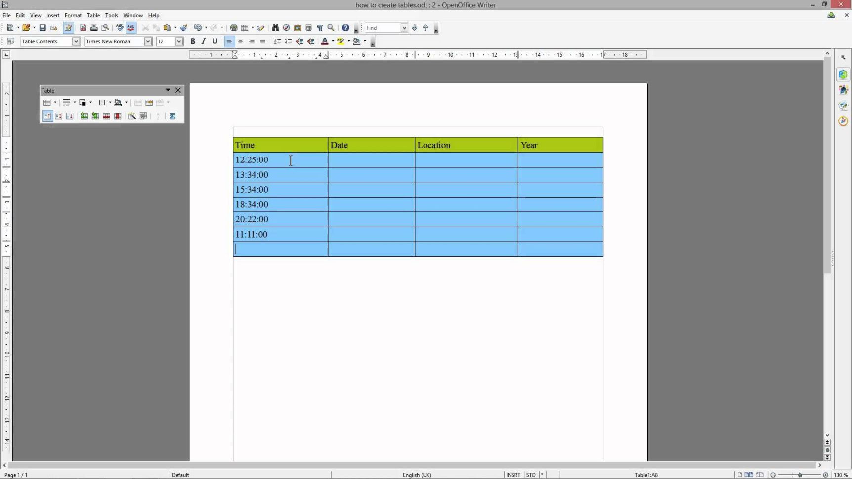 How To Create A Table In Openoffice Spreadsheet With Regard To How To Create Table In Openoffice Calc — Brad.ervadoce How To Create A Table In Openoffice Spreadsheet With Regard To How To Create Table In Openoffice Calc — Brad.ervadoce
