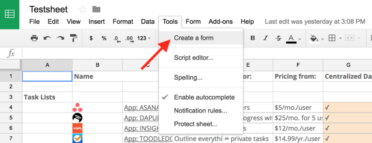 how-to-create-google-spreadsheet-form-db-excel