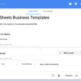 How To Create Google Spreadsheet Form Within Spreadsheet Crm: How To Create A Customizable Crm With Google Sheets