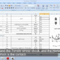 How To Design A Spreadsheet With Regard To Pad Eye Design Spreadsheet Www Thenavalarch Com Youtube Steel Beam
