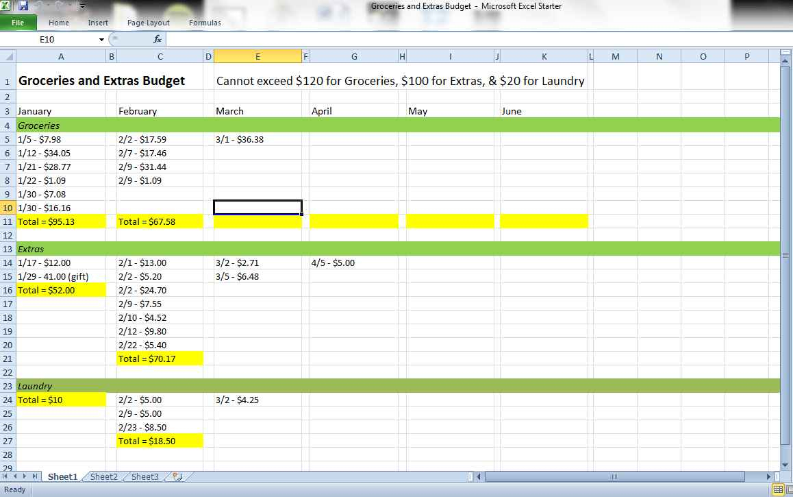 excel income and expense tracker