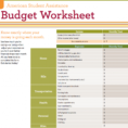 How To Make A Budget Spreadsheet In How To Make Simple Budget Worksheet Spreadsheet Freeersonal Monthly