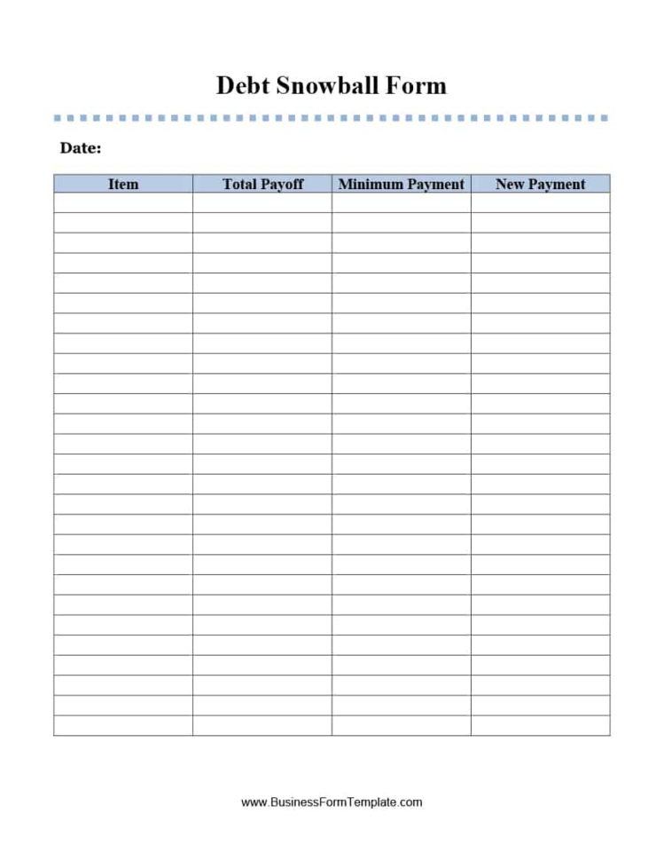 How To Make A Debt Snowball Spreadsheet Intended For 38 Debt Snowball Spreadsheets, Forms  Calculators ❄❄❄