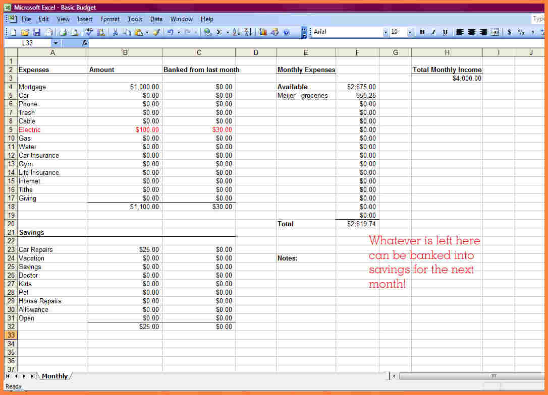 How To Make A Financial Spreadsheet —