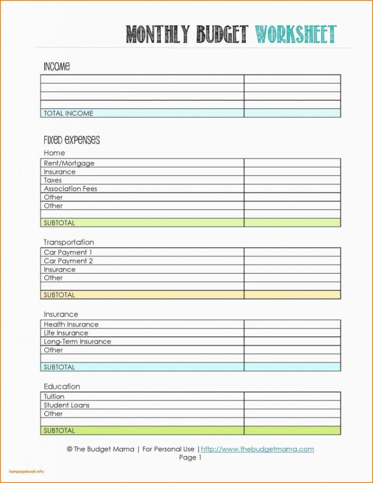 How To Make A Spreadsheet For Bills Within Make A Household Budget Spreadsheet Nice Printable Bud Templates Nz