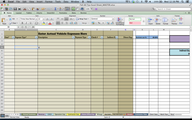 How To Make A Spreadsheet For Taxes in Tax Spreadsheets Aljererlotgd ...