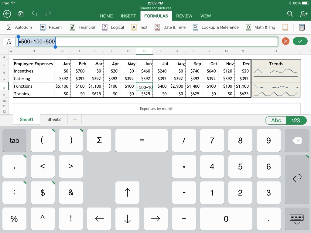 How To Make A Spreadsheet On Ipad