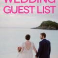 How To Make A Wedding List Spreadsheet In Wedding Guest List: Let's Get Started  A Practical Wedding