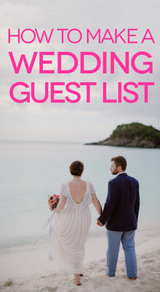 How To Make A Wedding List Spreadsheet In Wedding Guest List: Let's Get Started  A Practical Wedding