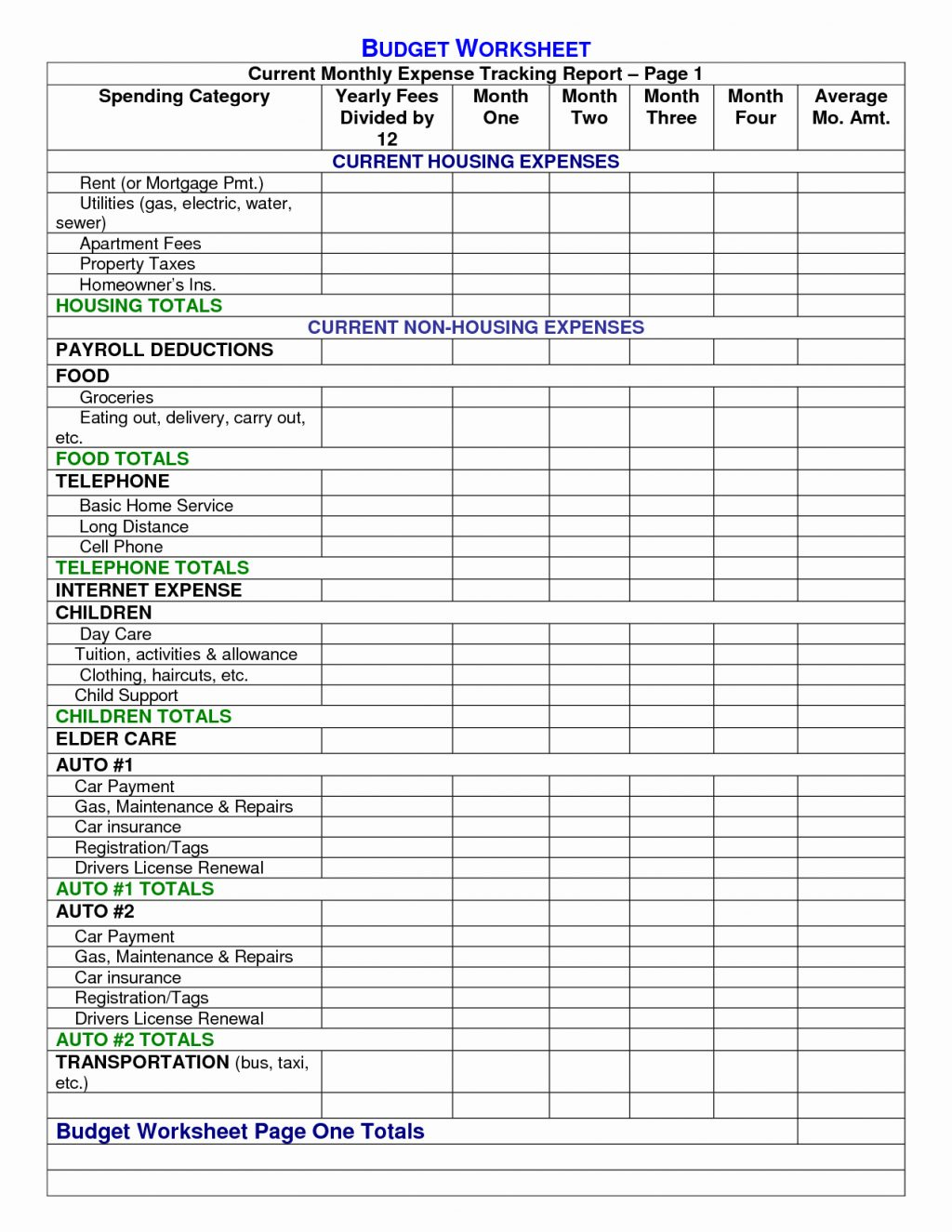 retirement budget planner