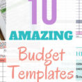 How To Organize Your Finances Spreadsheet Intended For 10 Budget Templates That Will Help You Stop Stressing About Money