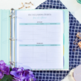 How To Organize Your Finances Spreadsheet Within Organize Your Finances With A Printable Budget Planner  The Simply