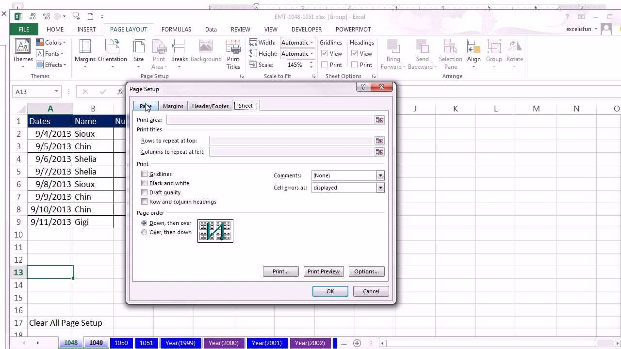 How To Print An Excel Spreadsheet On One Page Regarding Excel Creating An Spreadsheet With Formulas Settings File Setting Up