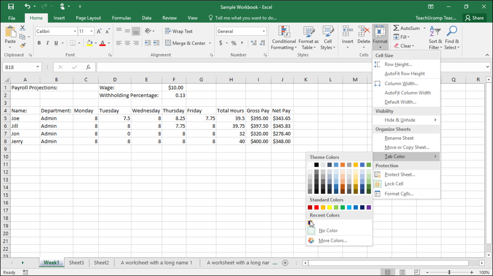 How to write excel programs