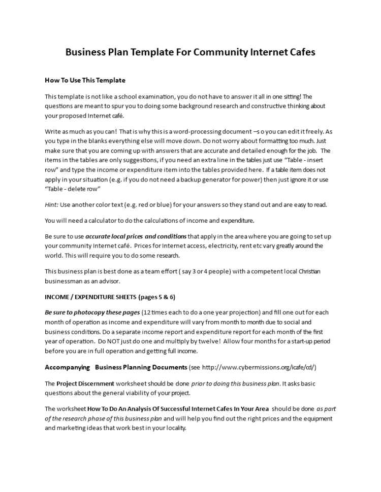 How To Set Up Spreadsheet For Business Pertaining To Free Internet Cafe Business Plan Example Templates At How To Set Up Spreadsheet For Business Pertaining To Free Internet Cafe Business Plan Example Templates At